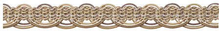 Jones Venice Scroll Gimp Trimming, Truffle