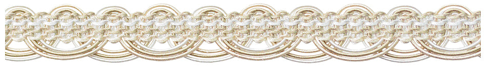 Jones Venice Scroll Gimp Trimming, Vanilla