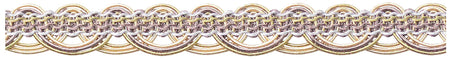 Jones Venice Scroll Gimp Trimming, Violet