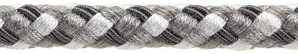 Hallis Highland Cord Trimming Charcoal