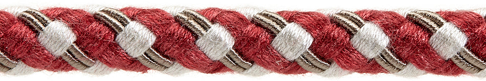 Hallis Highland Cord Trimming Ruby