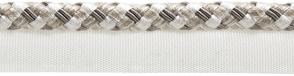 Hallis Highland Flanged Cord Trimming Natural