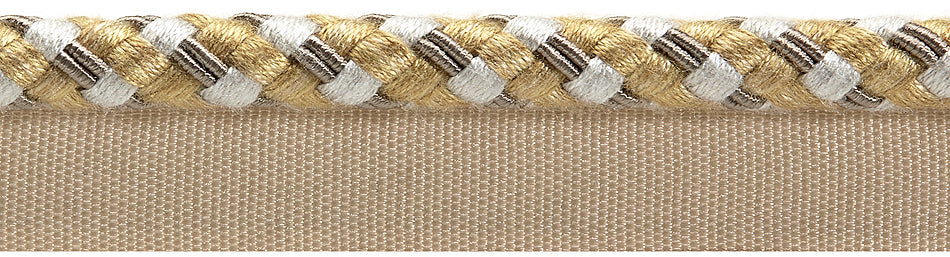 Hallis Highland Flanged Cord Trimming Gold