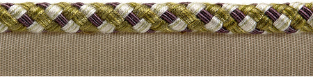 Hallis Highland Flanged Cord Trimming Bramble