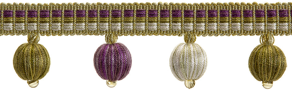 Hallis Highland Ball Tassel Trimming Bramble