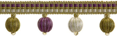 Hallis Highland Ball Tassel Trimming Bramble