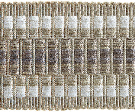 Hallis Highland Wide Braid Trimming Natural