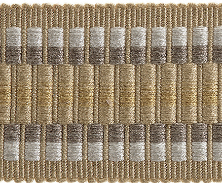 Hallis Highland Wide Braid Trimming Gold