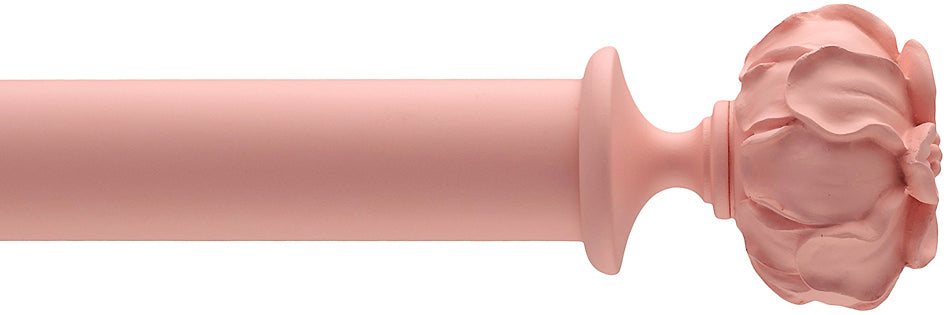Byron Floral Neon 35mm 45mm Pole Baby Pink Peony