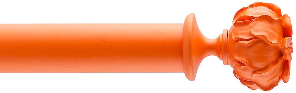 Byron Floral Neon 35mm 45mm Pole Orange Peony