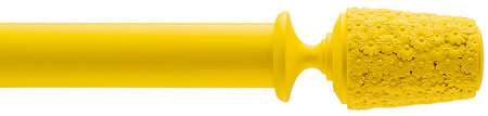 Byron Floral Neon 35mm 45mm Pole Yellow Daisy
