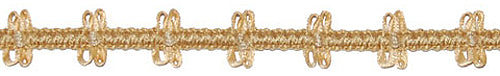 Hallis Jazz Ribbon Braid Trimming Soft Gold