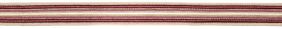 Hallis Jazz Wide Braid Trimming Aubergine Linen