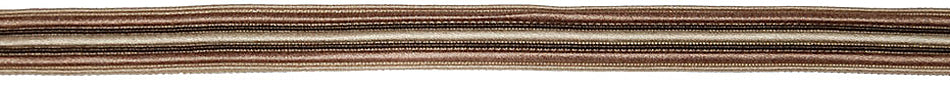 Hallis Jazz Wide Braid Trimming Brown Linen
