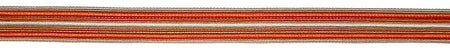 Hallis Jazz Wide Braid Trimming Orange Linen