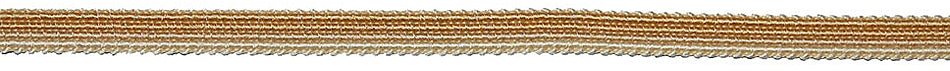 Hallis Jazz Narrow Braid Trimming Soft Gold