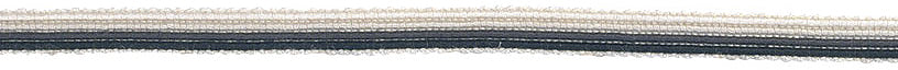 Hallis Jazz Narrow Braid Trimming Black Cream