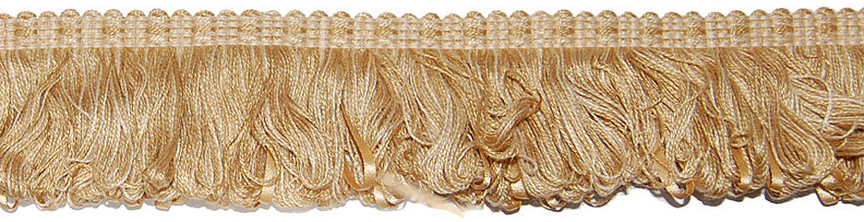 Hallis Jazz Ribbon Fringe Trimming Soft Gold