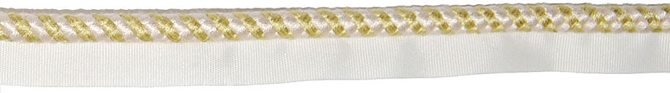 Hallis Jazz Spiral Flanged Cord Trimming Lime Cream