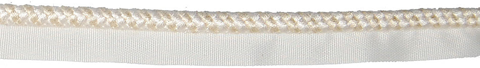 Hallis Jazz Spiral Flanged Cord Trimming Cream