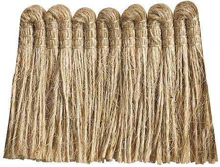 Hallis Naturals Ruche Fringe Trimming, Jute