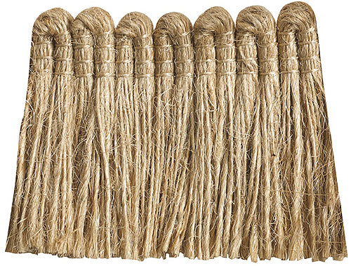 Hallis Naturals Ruche Fringe Trimming, Jute