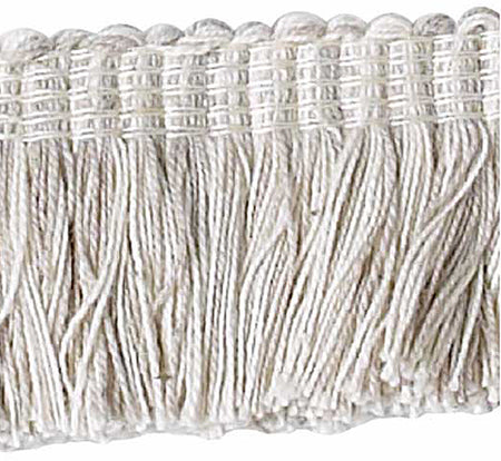 Hallis Naturals Ruche Fringe Trimming, Natural/Linen