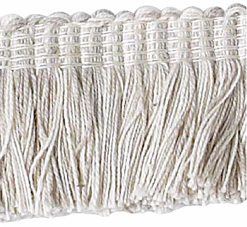Hallis Naturals Ruche Fringe Trimming, Natural/Linen