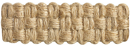 Hallis Naturals Braid Curtain Trimming, Jute