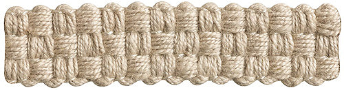 Hallis Naturals Braid Curtain Trimming, Linen