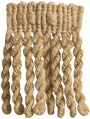 Hallis Naturals Bullion Fringe Curtain Trimming, Jute