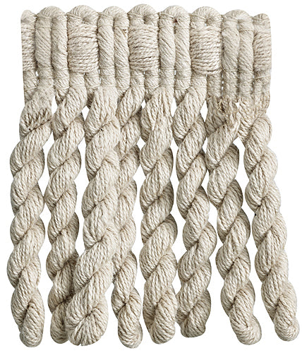 Hallis Naturals Bullion Fringe Curtain Trimming, Linen