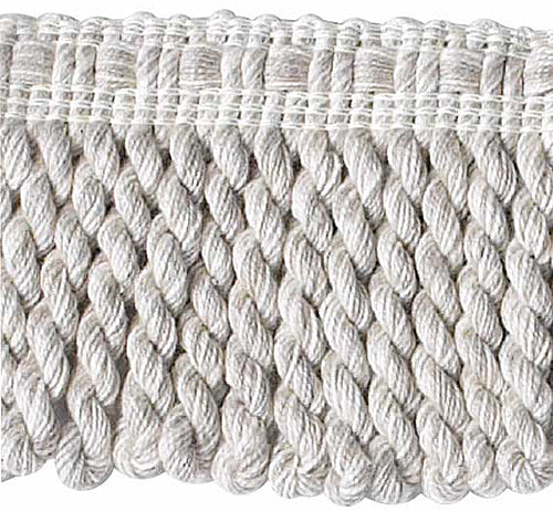 Hallis Naturals Bullion Fringe Curtain Trimming, Natural/Linen