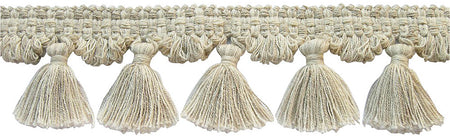 Hallis Naturals Tassel Fringe Curtain Trimming, Natural/Linen