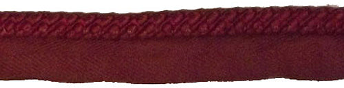 Hallis Opus Flanged Cord Trimming, Brick Red