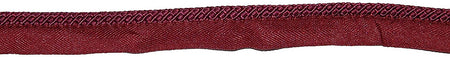 Hallis Opus Flanged Cord Trimming, Damson