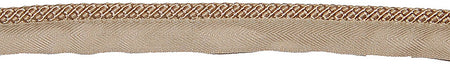 Hallis Opus Flanged Cord Trimming, Mocha