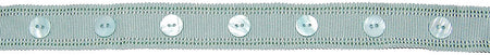 Hallis Opus Wide Button Braid Trimming, Duckegg