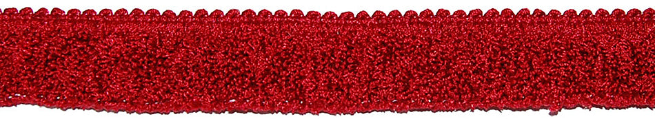 Hallis Opus Ruche Trimming, Brick Red