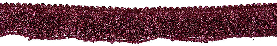 Hallis Opus Ruche Trimming, Damson