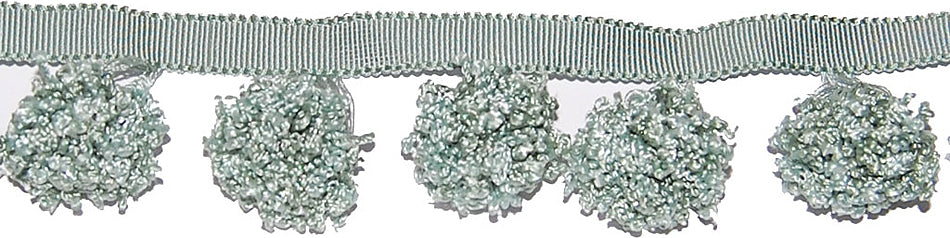 Hallis Opus Pom Pom Tassel Trimming, Duckegg