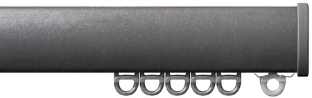 Renaissance Professional Large Curved Curtain Track, Anthracite