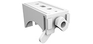 Renaissance 6cm Leverlock Wall/Ceiling Bracket, White