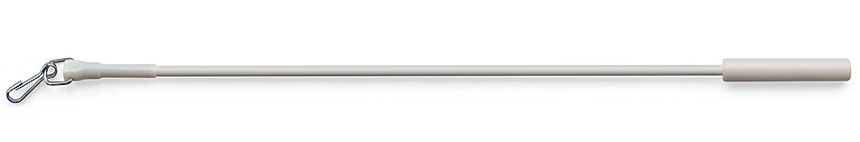 Renaissance Metal Draw Rod,White – Just Poles