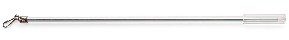 Renaissance Clear Acrylic Plastic Draw Rod, Steel Insert