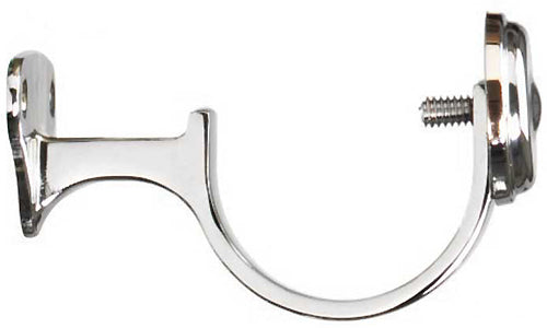 Byron Metal Centre Bracket 35mm 45mm 55mm Chrome
