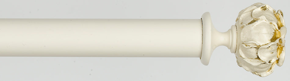 Byron Floral Romantics 35mm 45mm Pole Cream Gold Peony