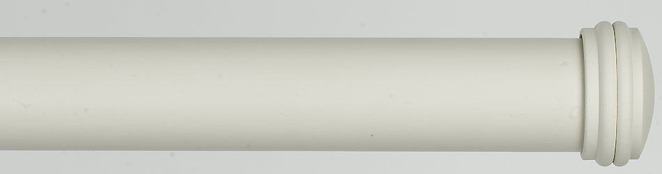 Byron Floral Romantics 35mm 45mm 55mm Pole New White Endcap