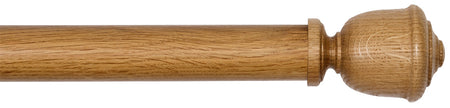 Byron Rustica 35mm 45mm Curtain Pole English Oak Raphael