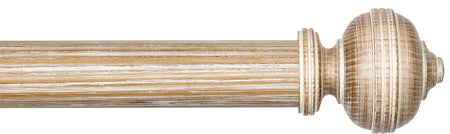 Byron Rustica 35mm 45mm Curtain Pole Limed Oak Remy
